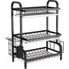 Lantine 3-Tier Drying Rack for Kitchen Counter Storage