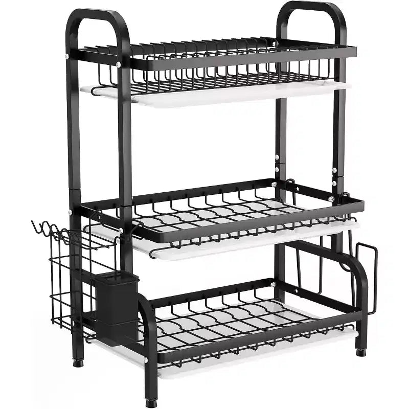 Lantine 3-Tier Drying Rack for Kitchen Counter Storage