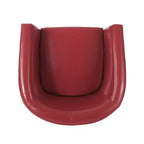 Fauteuil Club Pivotant Contemporain Rembourré en Faux Cuir