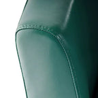 Fauteuil Club Pivotant Contemporain Rembourré en Faux Cuir