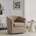 Christopher Knight Home Jackson Contemporary Faux Leather Upholstered Swivel Club Chair