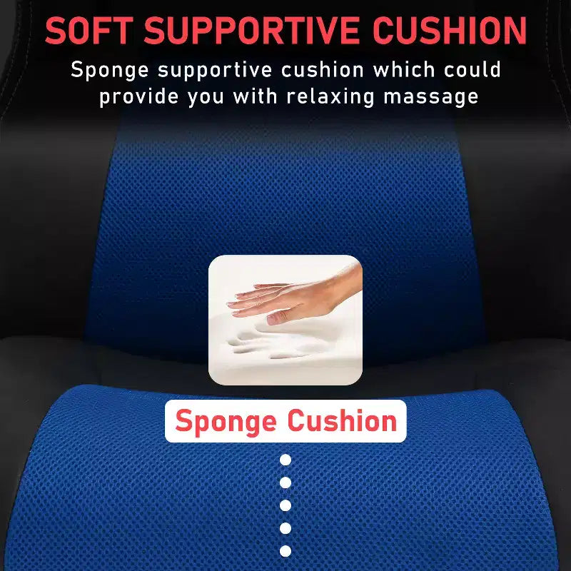 Chaise de jeu Chaise de bureau avec support lombaire Hauteur réglable Chaise de direction en cuir PU pour femmes hommes adultes