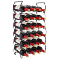Sorbus 6-Tier Classic Style Stackable Wine Rack - Perfect for Bar, Wine Cellar, Basement, Cabinet, Pantry, etc - Hold 24 Bottles
