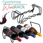 Casier à vin empilable 6 niveaux style classique - Parfait pour bar, cave à vin, sous-sol, placard, garde-manger, etc. - Contenance 24 bouteilles