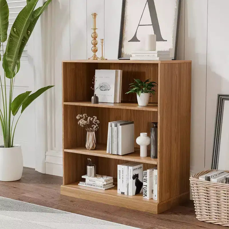 PexFix 36x31x16 Wood Accent Cabinet with Adjustable Shelf Storage Cabinet without Door Natural