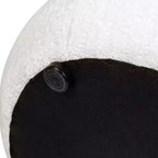 19.5 Pouf Rond Rembourré Bas