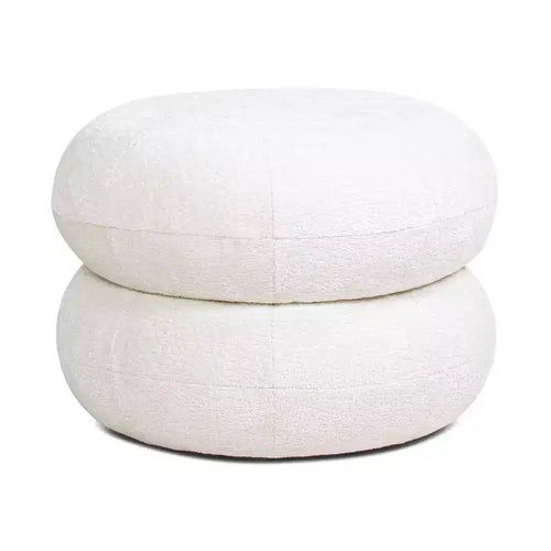 Nest 19.5 Low Round Upholstered Ottoman