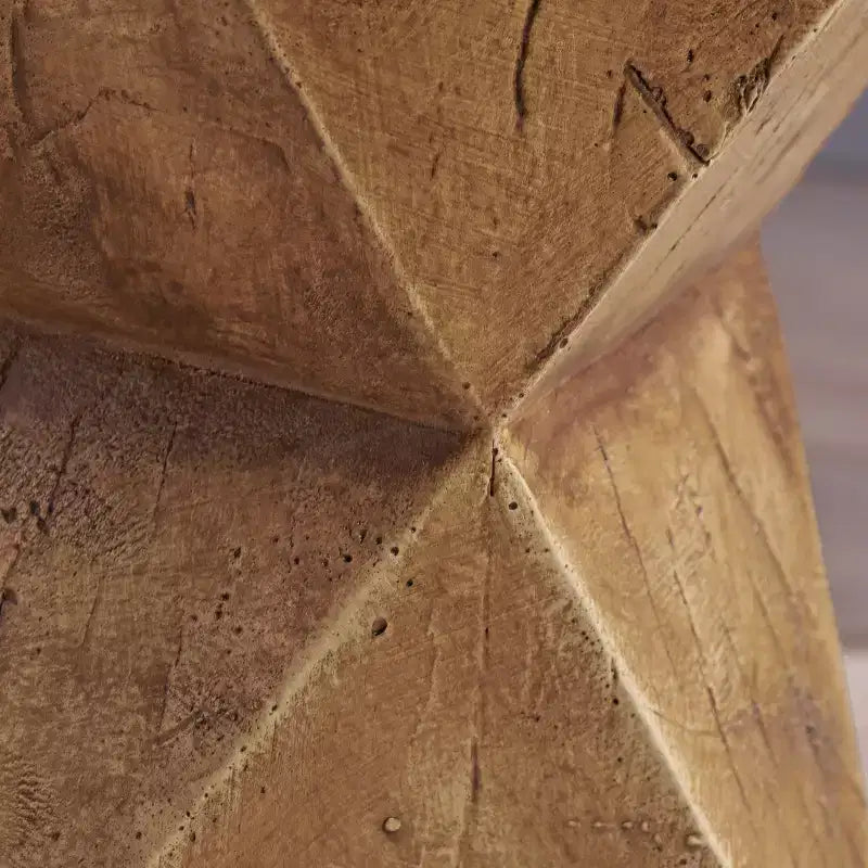 Table d'appoint en béton léger peinte à la main