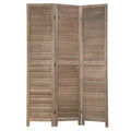 Séparateur de pièce en bois 3/4/6 panneaux 1,75 m, grand paravent, écran de séparation avec persiennes réglables, paravent polyvalent et élégant