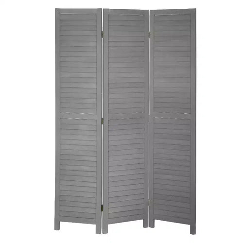 FDW 3/4/6 Panel 5.75ft Wooden Room Divider Tall Privacy Wall Divider Screen Divider with Adjustable Louvers Versatile and Stylish Privacy Screen