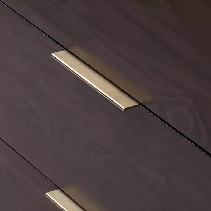 Commode à 6 tiroirs avec poignées en laiton