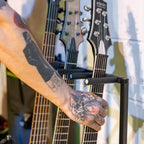 Support de guitare à 10 emplacements | Gris